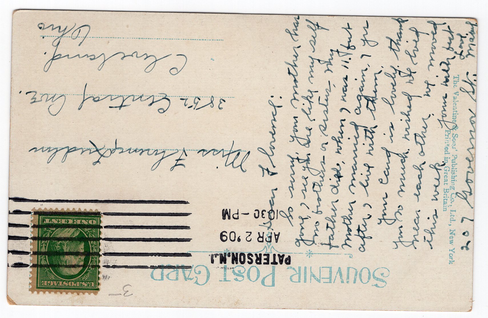 Postcard 016 Back