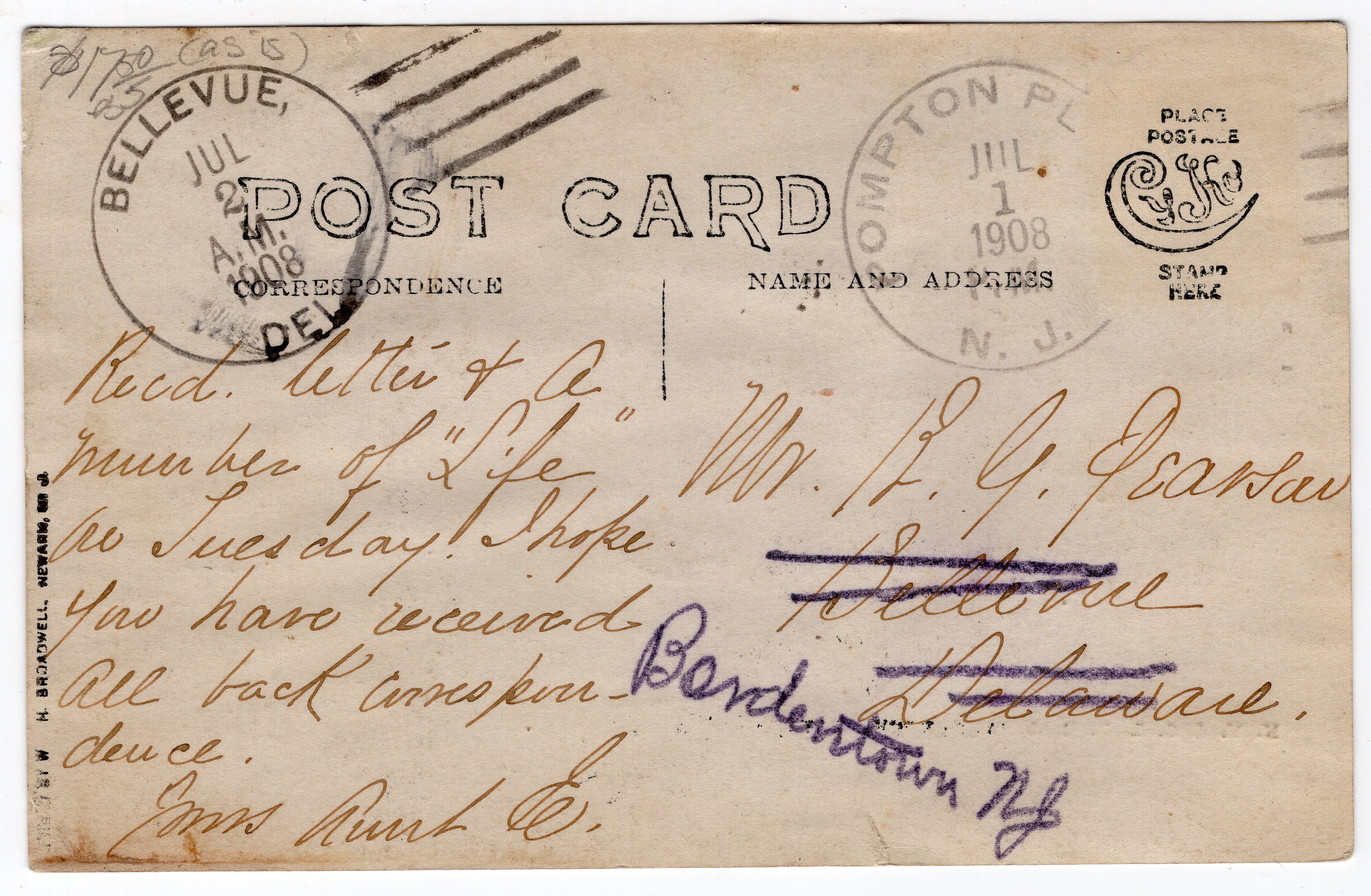Postcard 027 Back